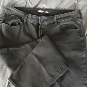 Old Navy Black Power Slim Straight